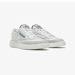 Reebok Club C 85 Vintage Men's Sneakers Casual Shoes Chalk White Blue GY7200